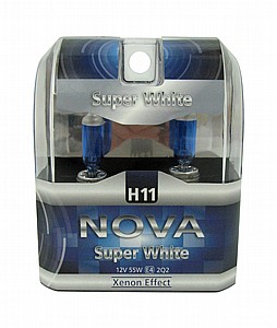 נורה H11 הלוגן כחול.זוג65W 12V נורה H11 הלוגן כחול.זוג65W 12V